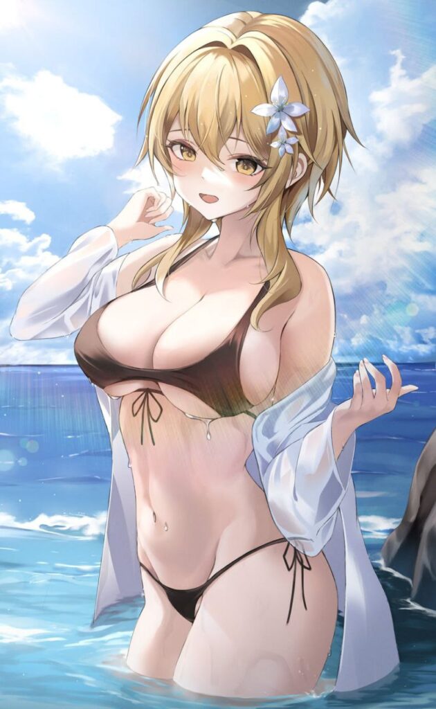 ビキニの水着を着た女の子の画像二次【微エロ】　その2