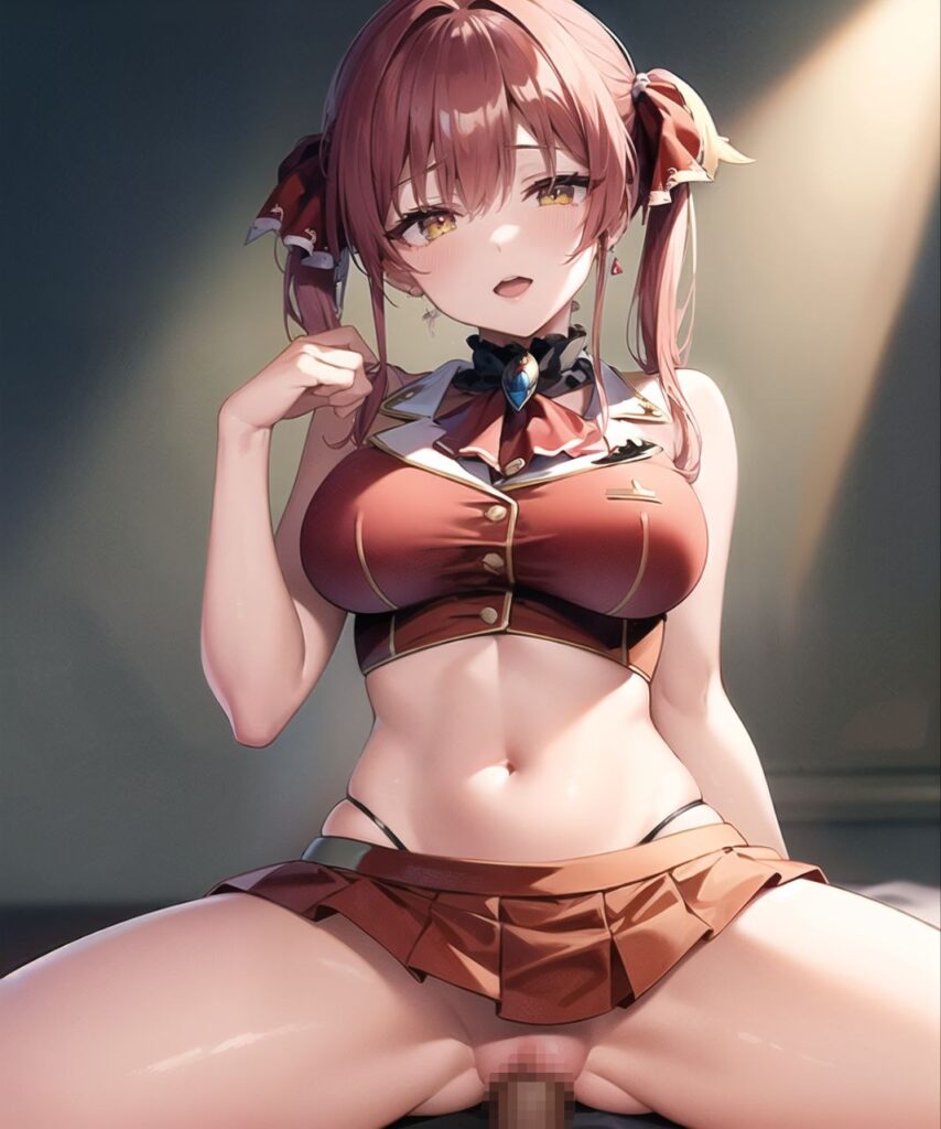 騎乗位で気持ちよくなってる女の子の二次エロ画像 その2