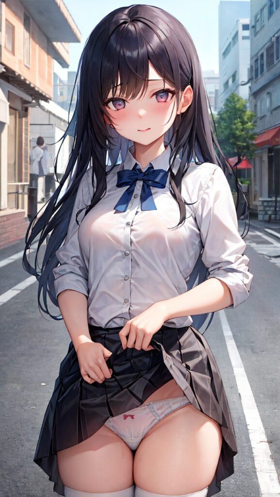 パンツを見せつけてくるエッチな女の子の二次画像【微エロ】 その2