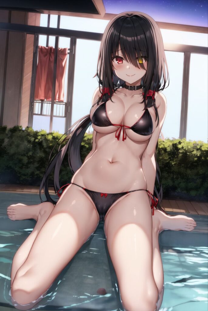 ビキニの水着を着た女の子の画像二次【微エロ】　その2