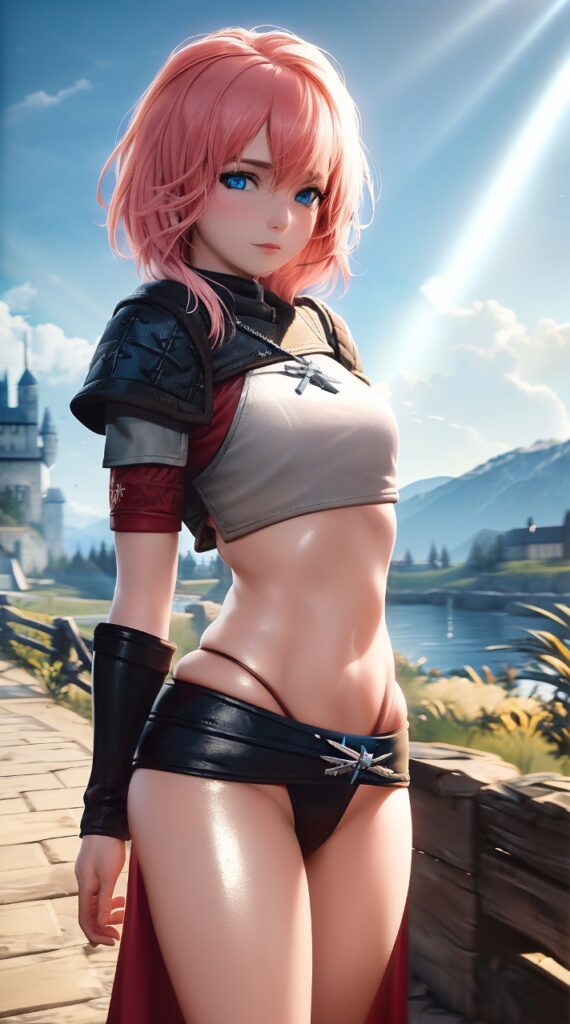 ピンク髪の女の子の二次画像【非エロ】