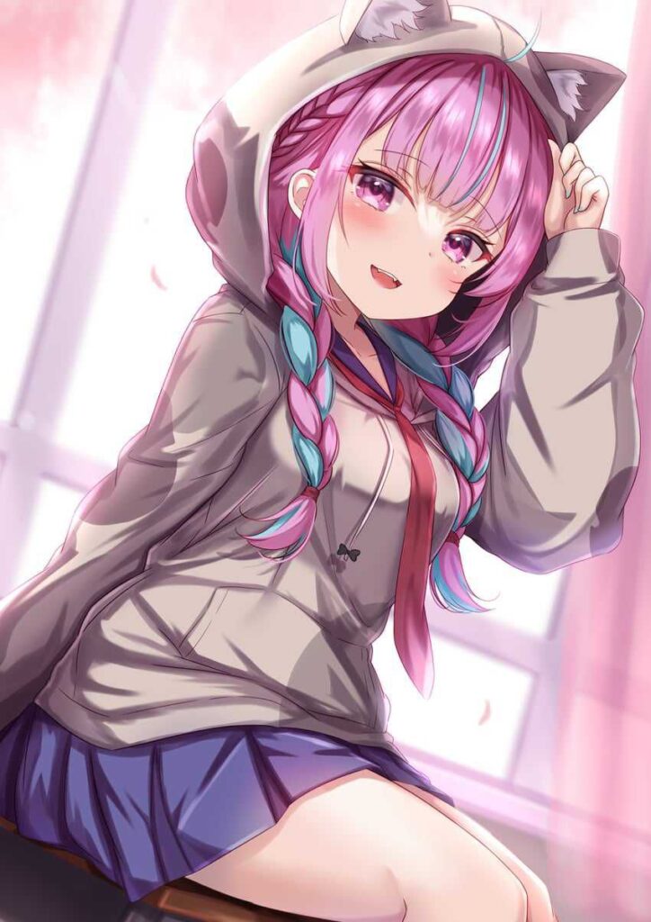 【Vtuber】湊あくあ/あくたんの二次画像【非エロ】