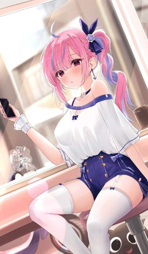 【Vtuber】湊あくあ/あくたんの二次画像【非エロ】