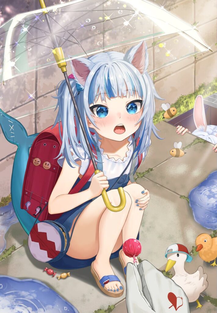 【Vtuber】Gawr Gura/がうる・ぐら/サメちゃんの二次画像【非エロ】