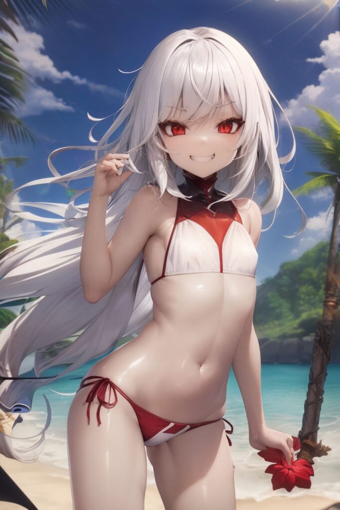 おっぱいが控えめなの女の子の二次エロ画像