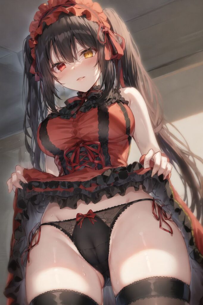 パンツを見せつけてくるエッチな女の子の二次画像【微エロ】 その2