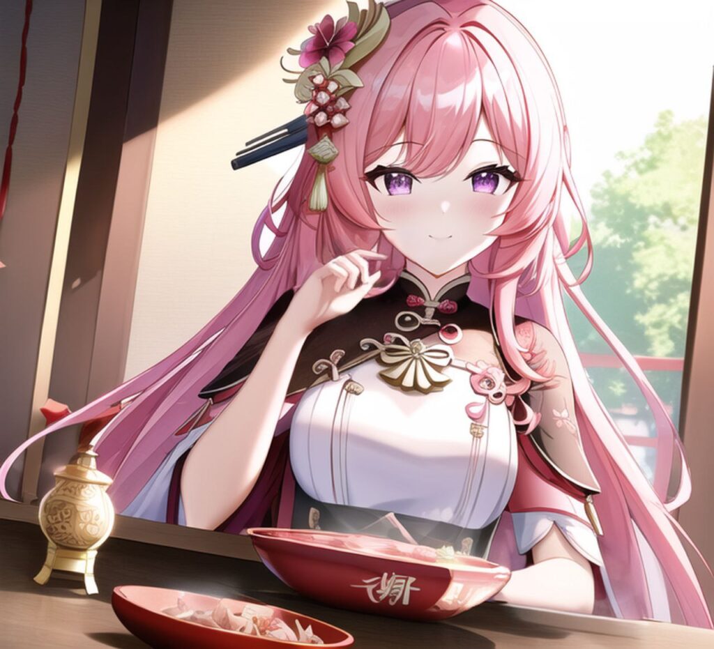 ピンク髪の女の子の二次画像【非エロ】