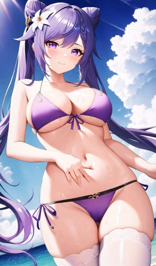 ビキニ姿の原神キャラ二次画像 その2