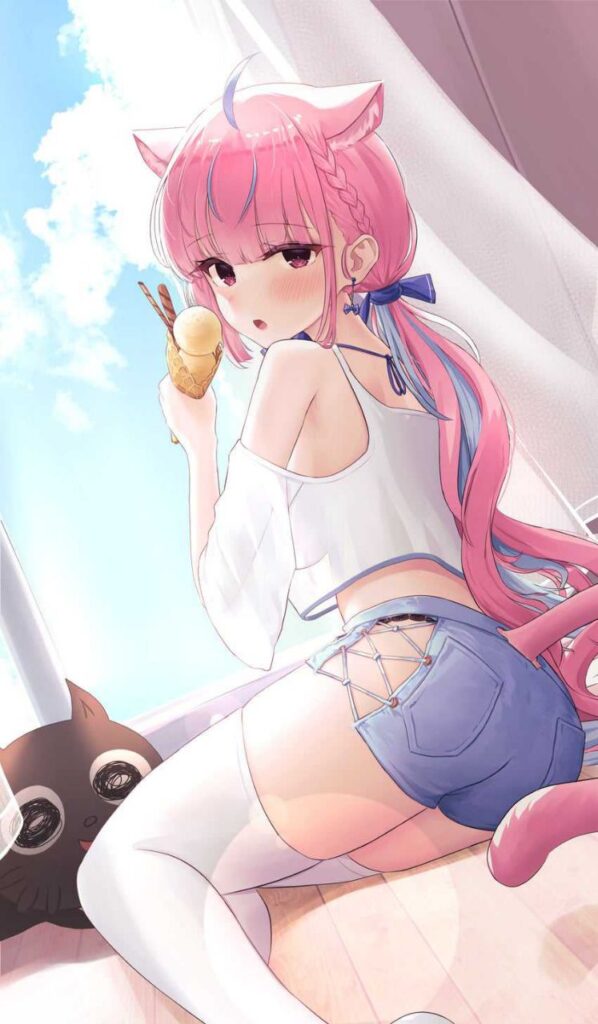 【Vtuber】湊あくあ/あくたんの二次画像【非エロ】