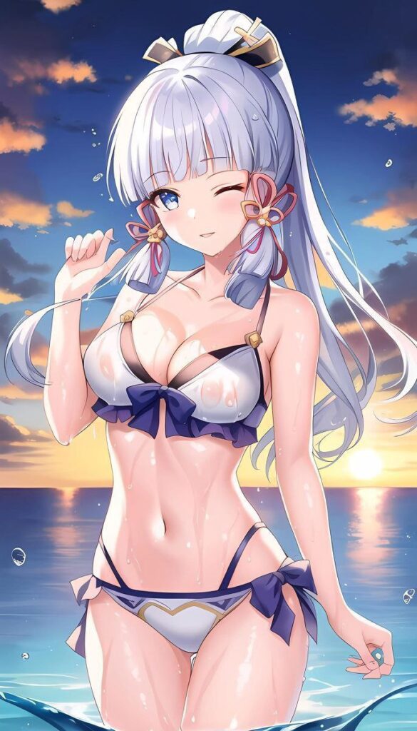 ビキニ姿の原神キャラ二次画像 その2