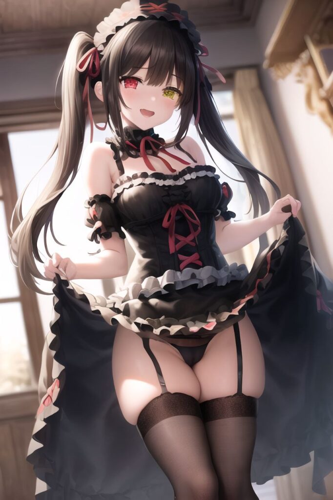 パンツを見せつけてくるエッチな女の子の二次画像【微エロ】 その2