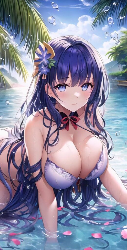 ビキニ姿の原神キャラ二次画像