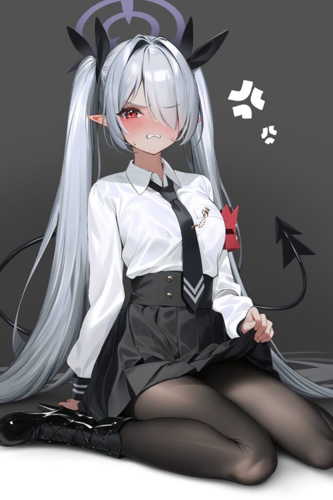 黒タイツ・ストッキングを履いている女の子の二次画像【微エロ】