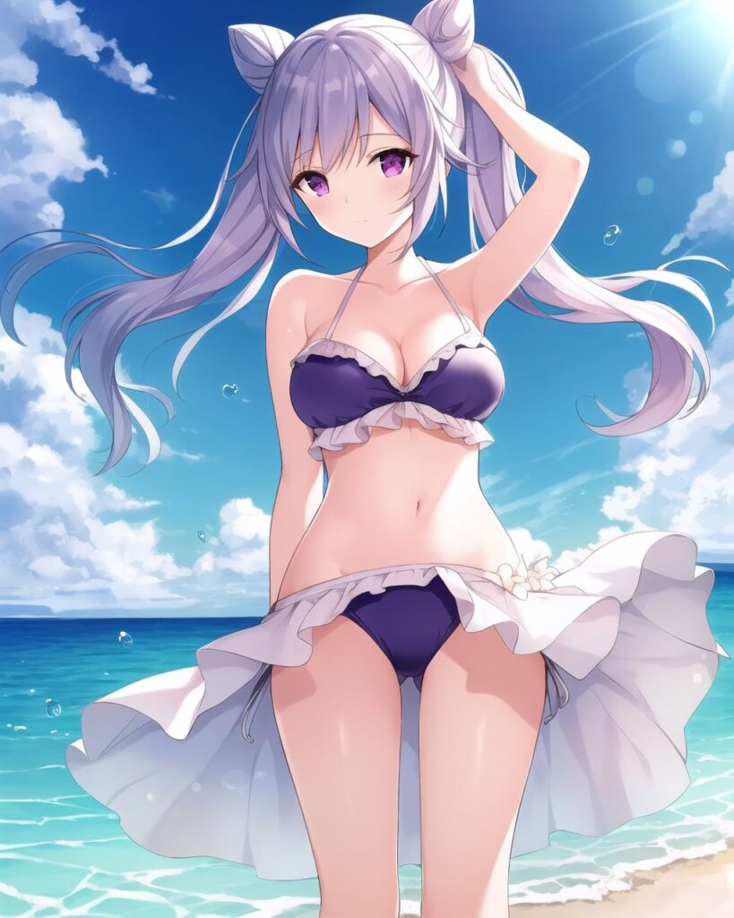 ビキニ姿の原神キャラ二次画像