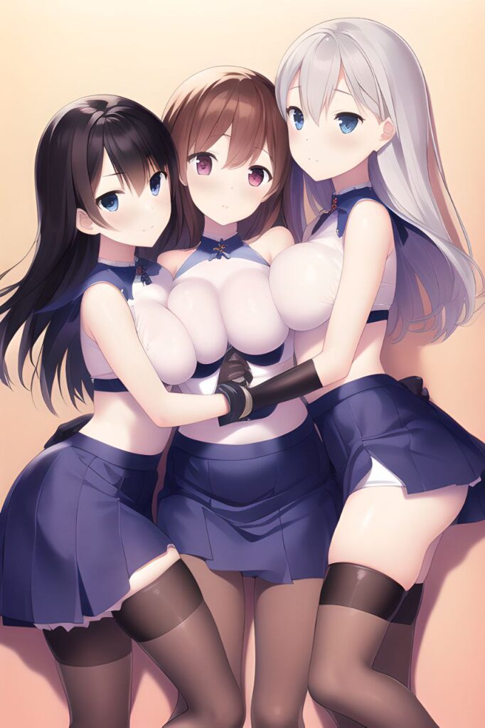 えちえちな女の子が2人以上いる二次エロ画像