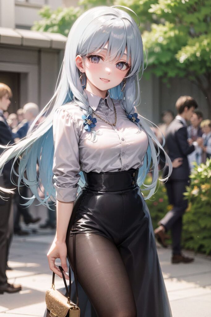 黒タイツ・ストッキングを履いている女の子の二次画像【微エロ】