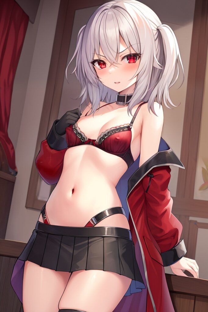 おっぱいが控えめなの女の子の二次エロ画像