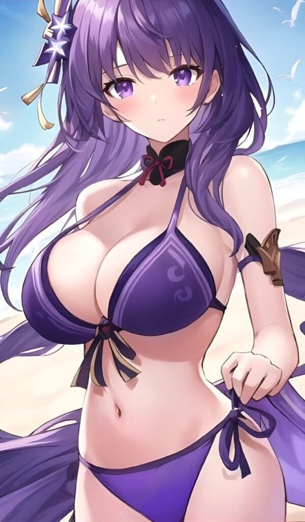 ビキニ姿の原神キャラ二次画像