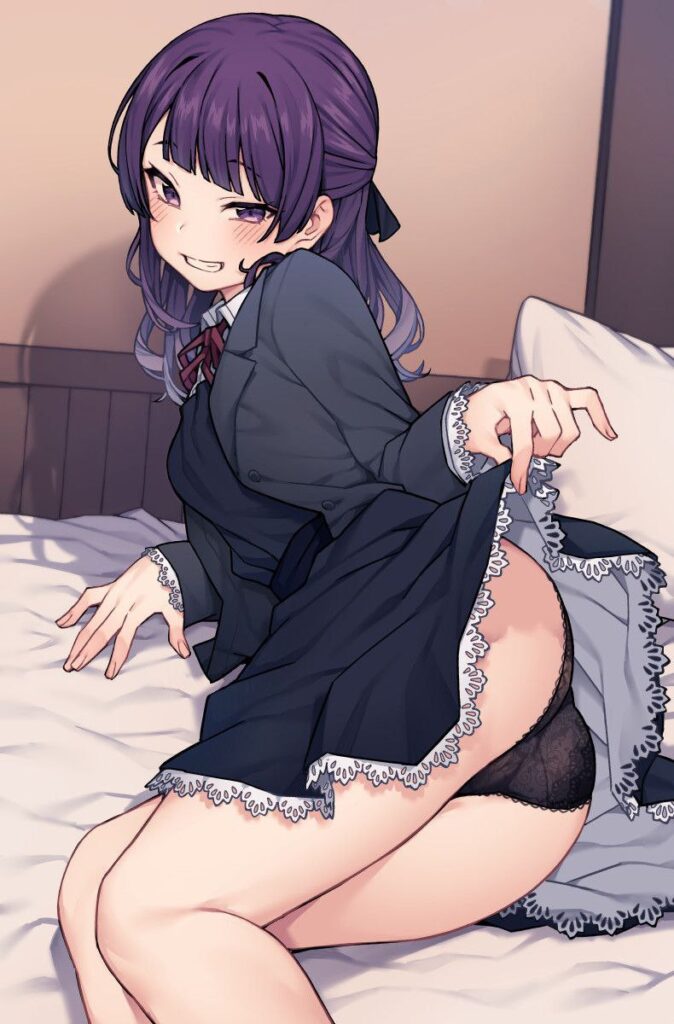 パンツを見せつけてくるエッチな女の子の二次画像【微エロ】 その2