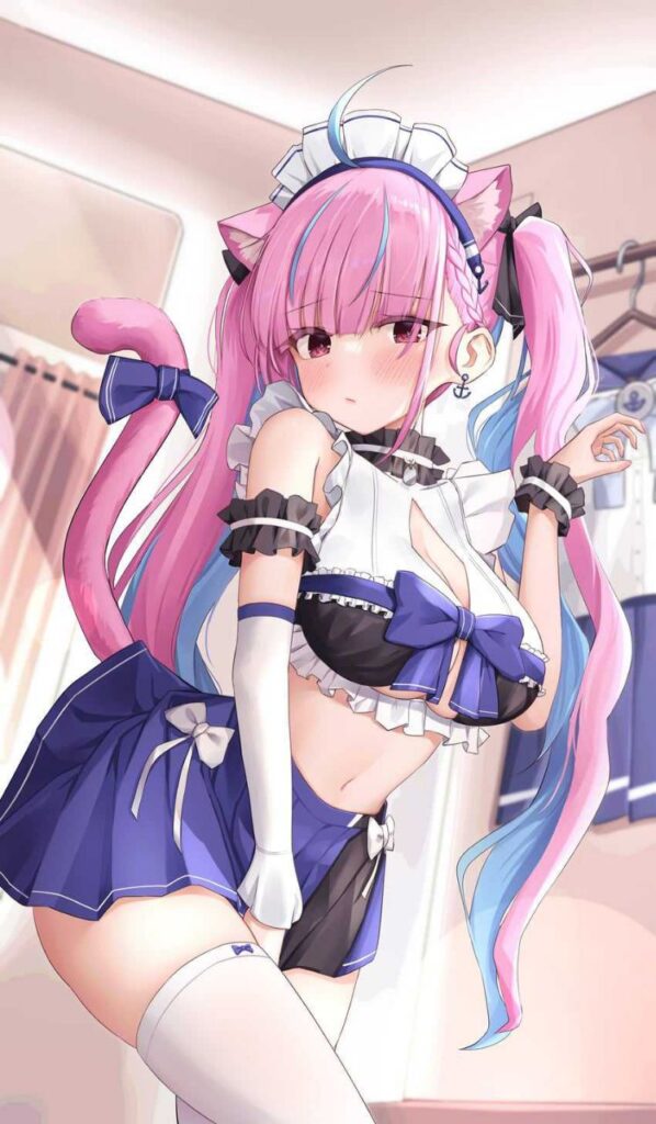 【Vtuber】湊あくあ/あくたんの二次画像【非エロ】