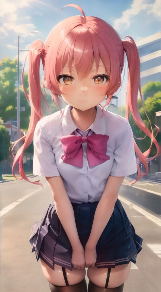 ピンク髪の女の子の二次画像【非エロ】