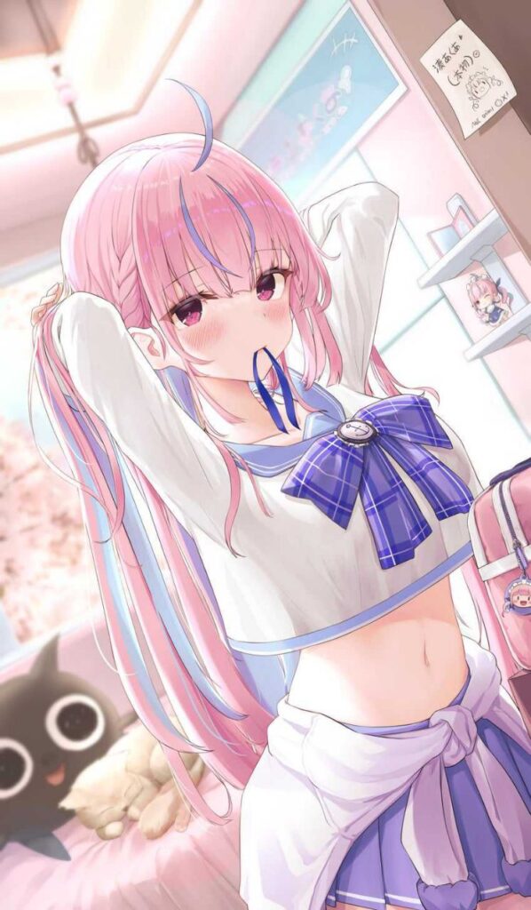 【Vtuber】湊あくあ/あくたんの二次画像【非エロ】