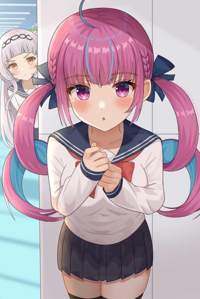 【Vtuber】湊あくあ/あくたんの二次画像【非エロ】