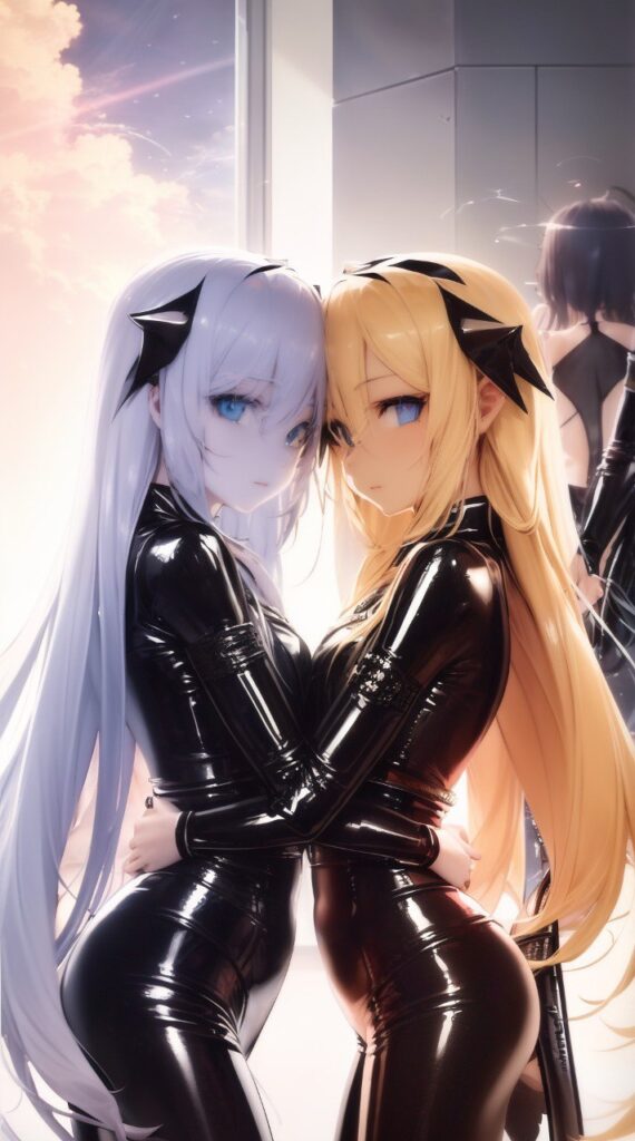 尊い百合の女の子たちの二次エロ画像　その2