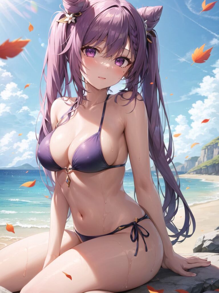 ビキニ姿の原神キャラ二次画像　その3