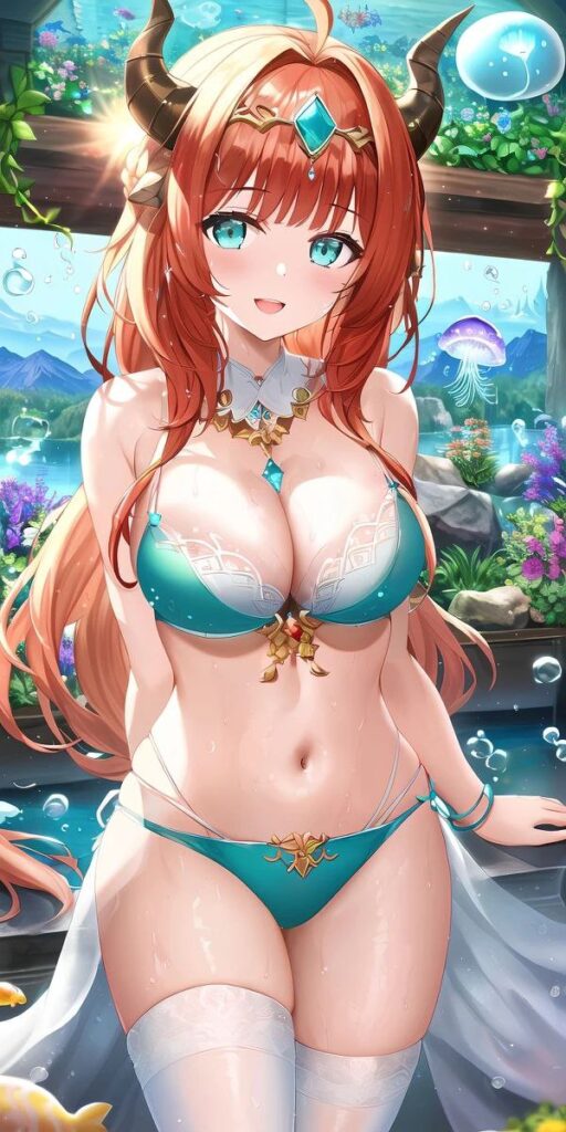 ビキニ姿の原神キャラ二次画像　その5