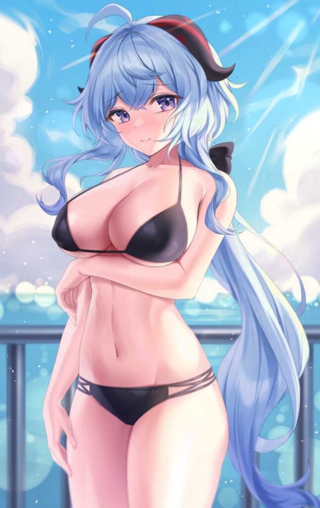 ビキニ姿の原神キャラ二次画像　その4
