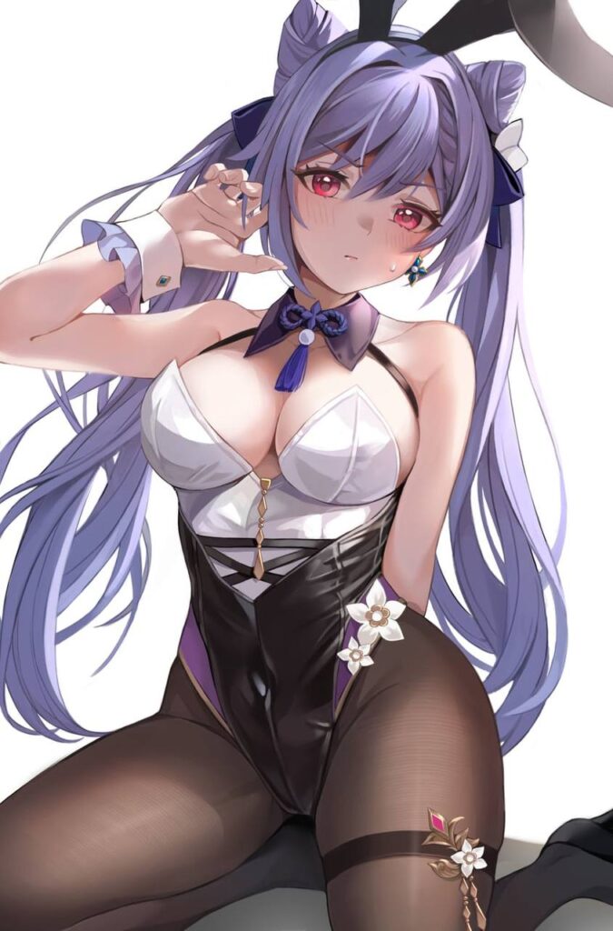 バニーガールな原神キャラの二次画像　その2