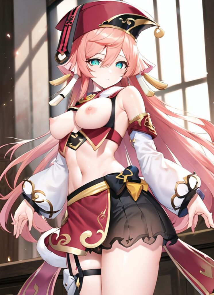 原神キャラのエッチなおっぱいの二次エロ画像　その2