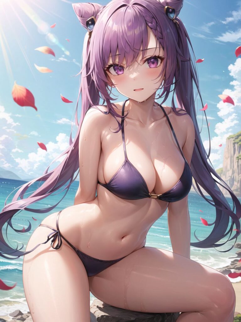 ビキニ姿の原神キャラ二次画像　その4