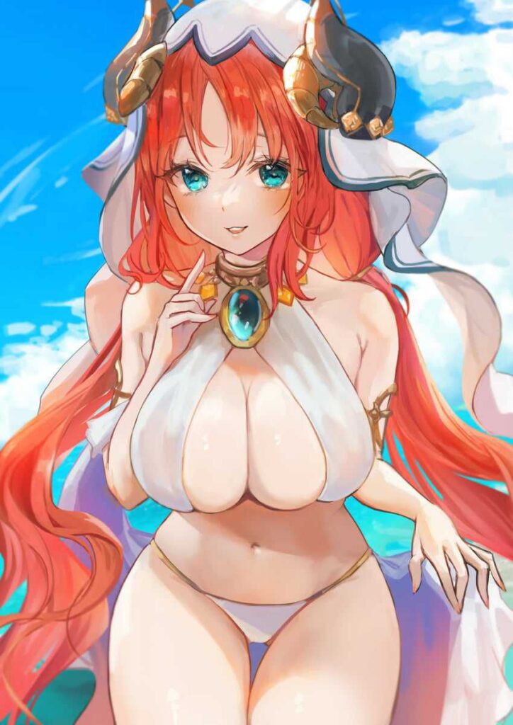 ビキニ姿の原神キャラ二次画像　その5