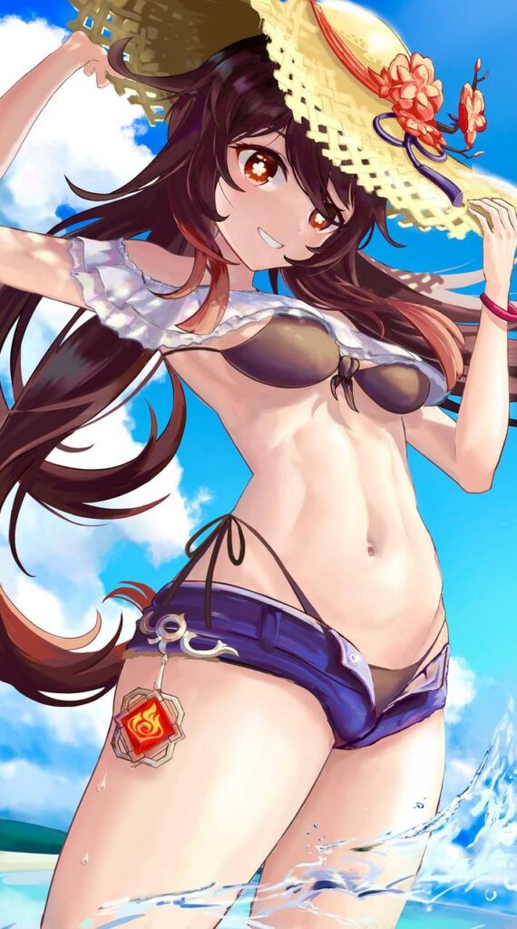 ビキニ姿の原神キャラ二次画像　その3