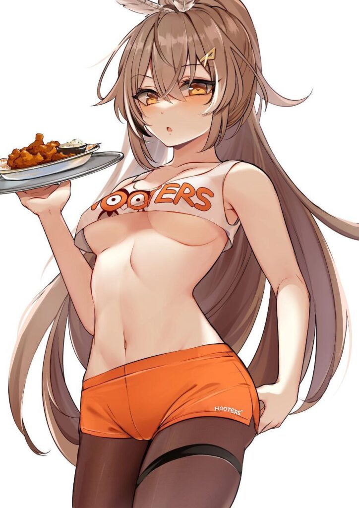 かわいい女の子の下乳に萌える二次エロ画像