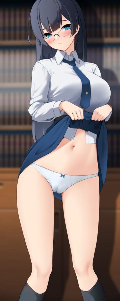 パンツを見せつけてくるエッチな女の子の二次画像【微エロ】　その3