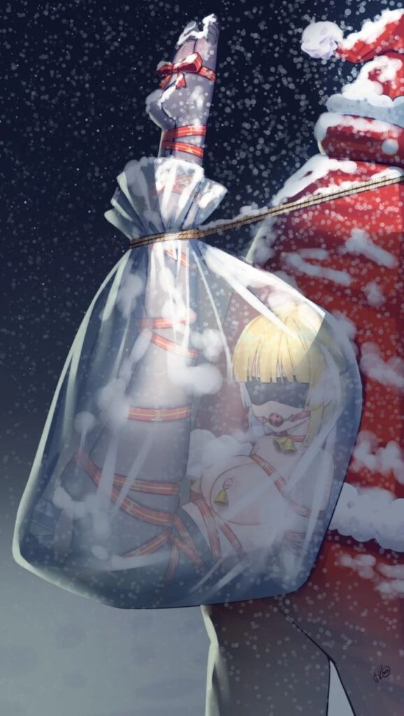 拘束されている女の子の二次エロ画像