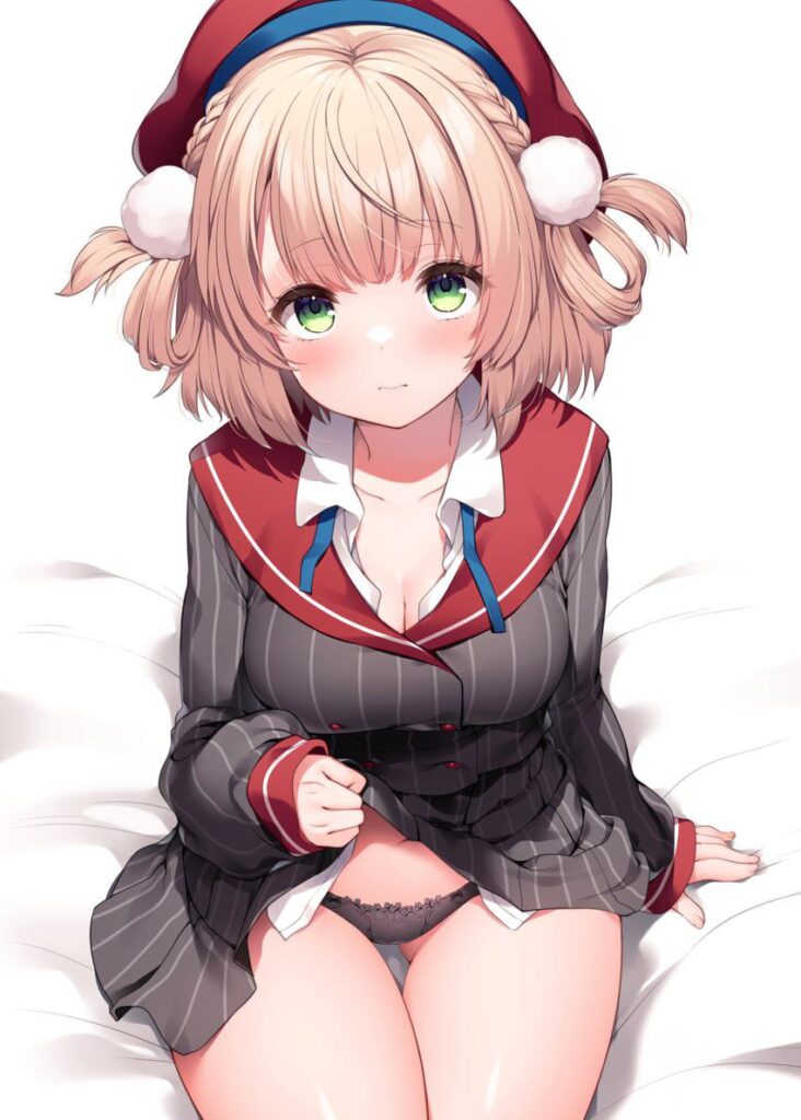 パンツを見せつけてくるエッチな女の子の二次画像【微エロ】　その3