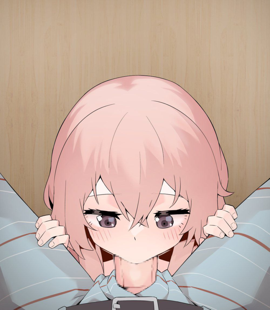 ち○ぽを一生懸命しゃぶってくれる女の子の二次エロ画像