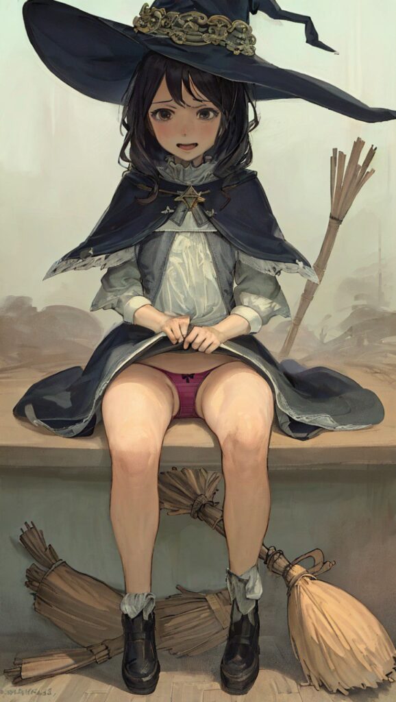 パンツを見せつけてくるエッチな女の子の二次画像【微エロ】　その4