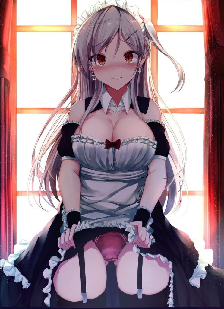 パンツを見せつけてくるエッチな女の子の二次画像【微エロ】　その4