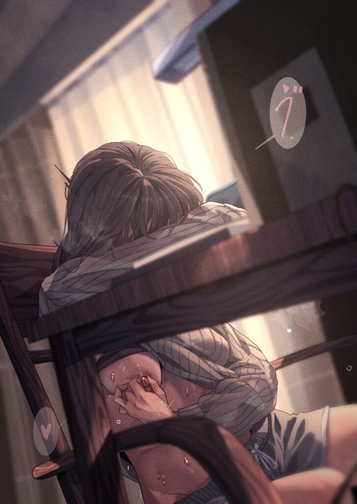 オナニーしているエッチな女の子の二次エロ画像　その3