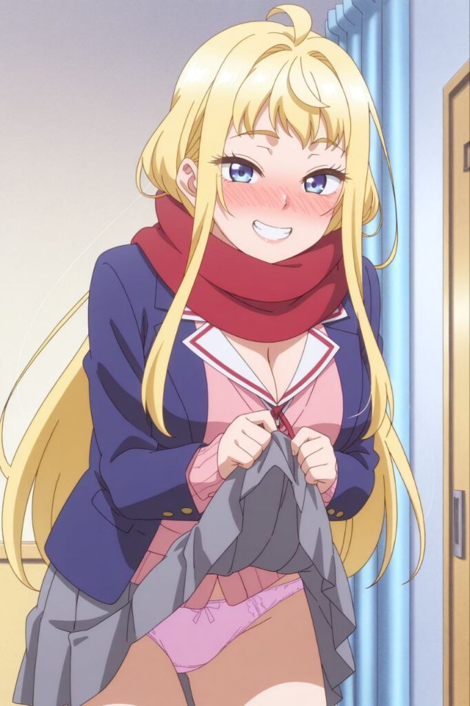 パンツを見せつけてくるエッチな女の子の二次画像【微エロ】 その5