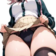 パンツを見せつけてくるエッチな女の子の二次画像【微エロ】　その5