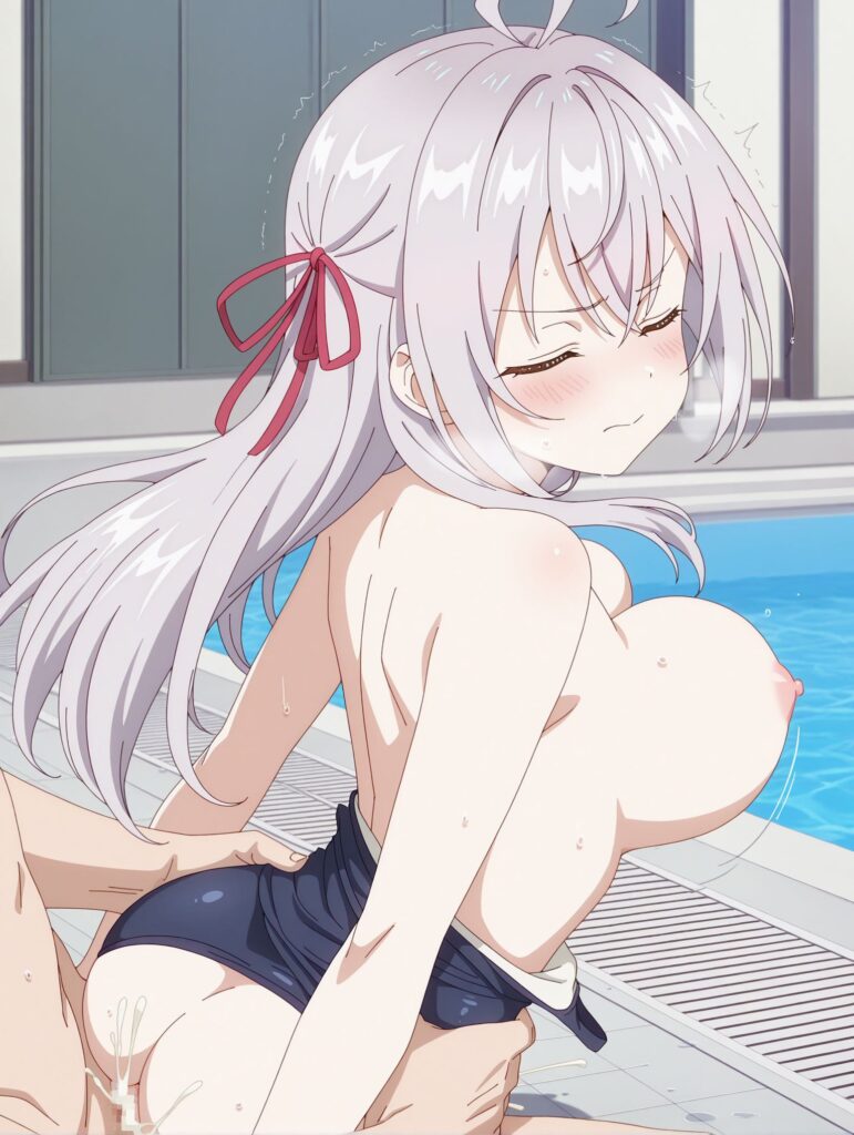 バックでセックスしてる女の子の二次エロ画像　その5