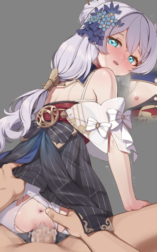 パンツは履いてないより履いてずらしてるほうがエッチだと思う二次エロ画像　その2