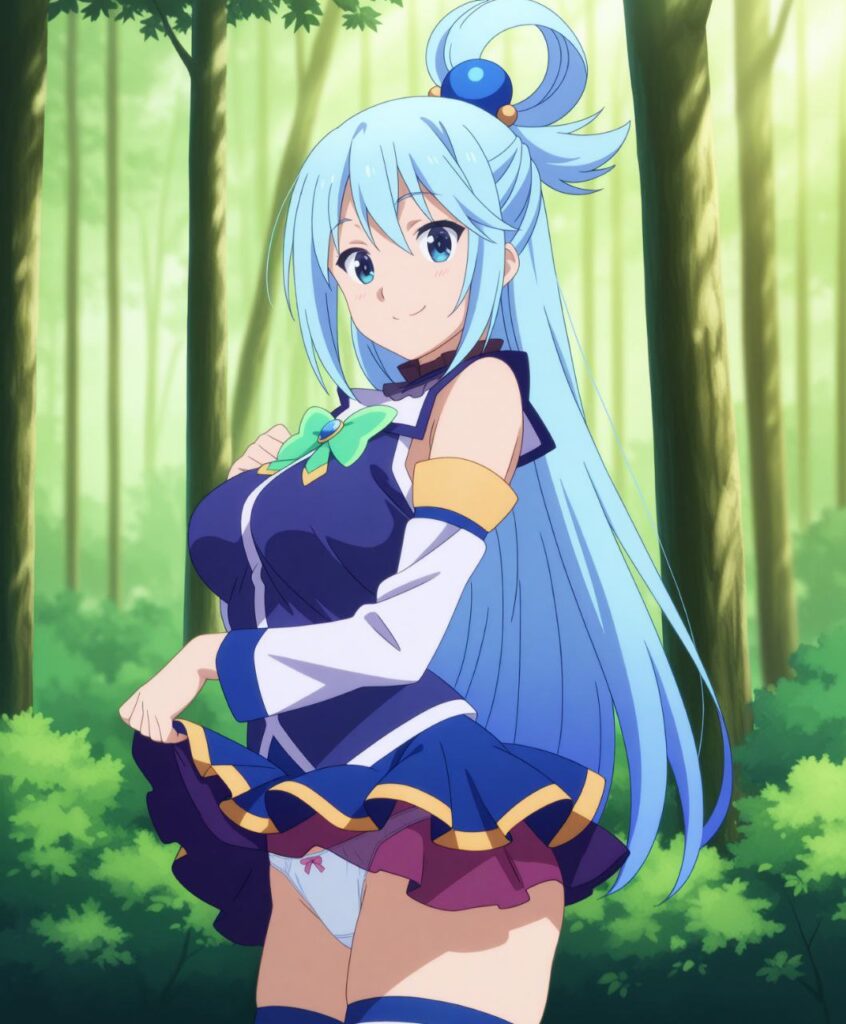 パンツを見せつけてくるエッチな女の子の二次画像【微エロ】 その5