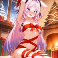 【サンタコス】クリスマスのかわいい女の子の二次画像【微エロ】